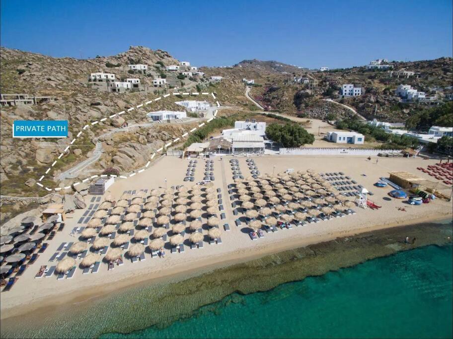 1path Pelican Mykonos Super Paradise House Hébergement de vacances *